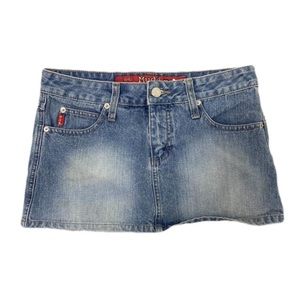 Vintage Y2K Mini Denim Skirt